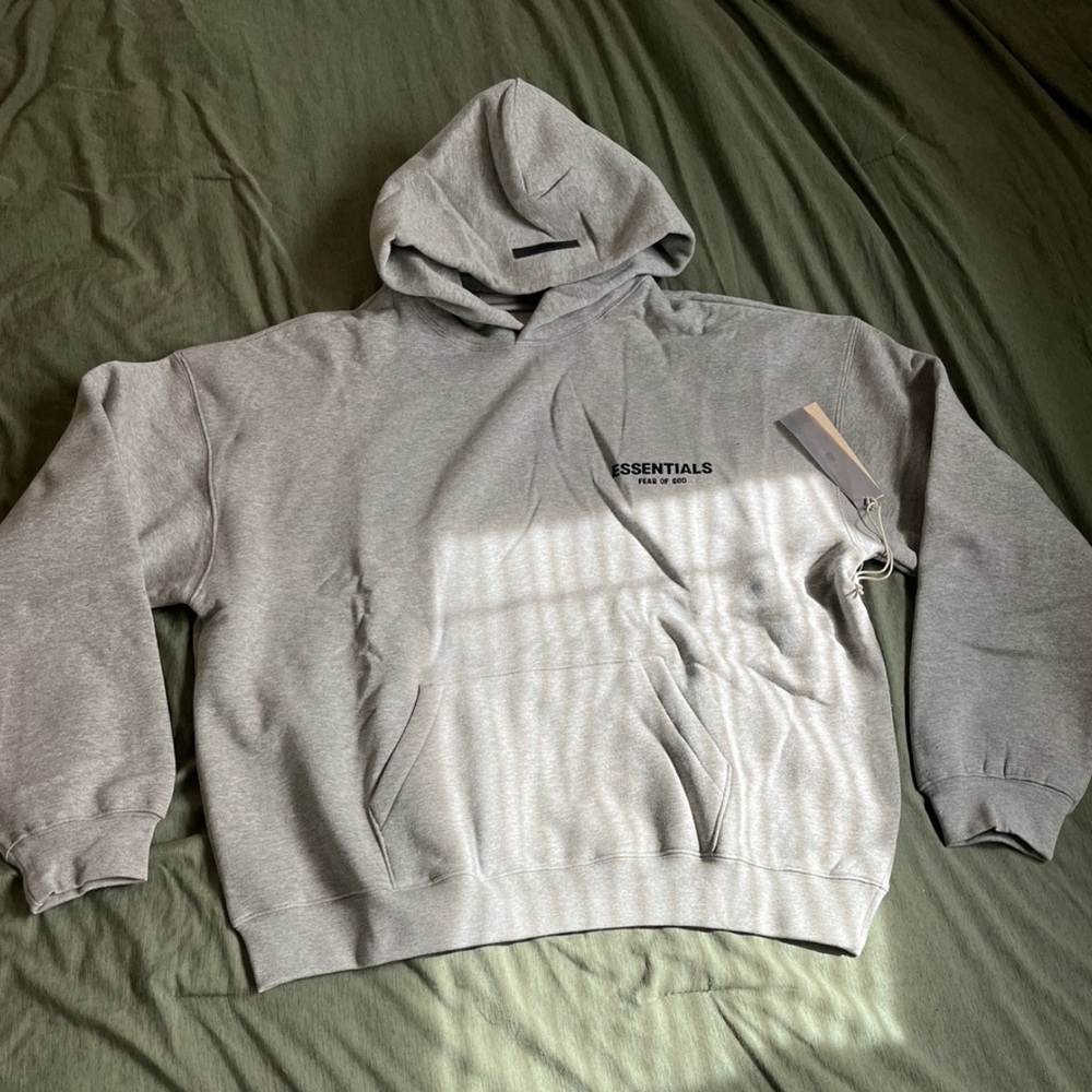Essentials Gray Hoodie for Men